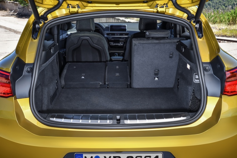 2018 BMW X2 Trunk with Seats Folded Picture / Pic / Image
